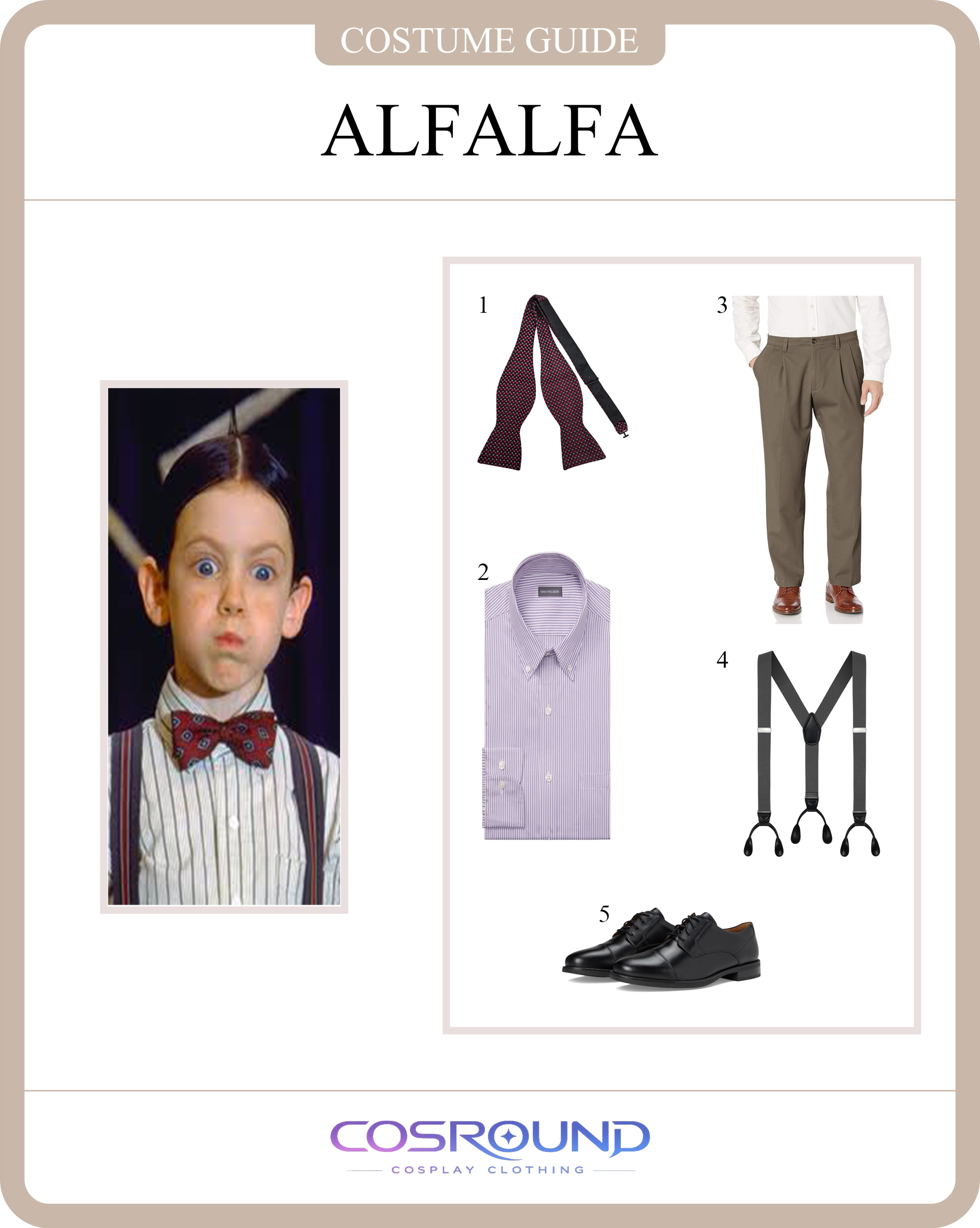 Alfalfa Costume Guide